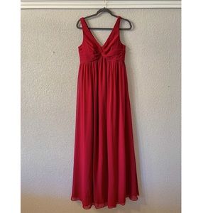 Burgundy Maternity Bridesmaid Dress
